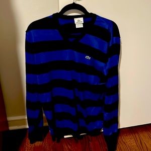Lacoste v neck sweater